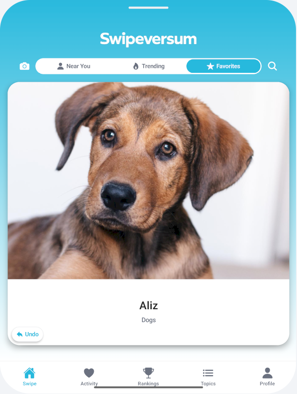 Swipeversum on Android tablet